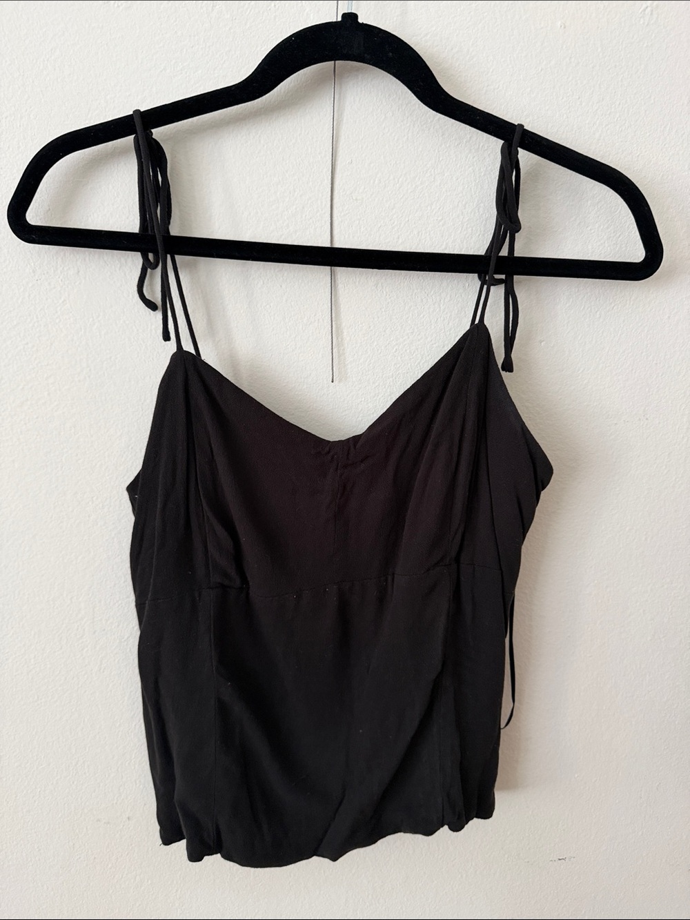 Old Navy Black Tie-Shoulder Cami